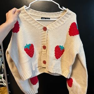 strawberry sweater